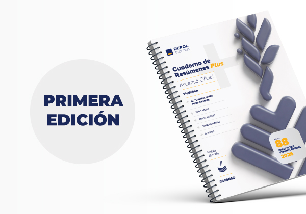 NUEVO Cuaderno Resúmenes PLUS Ascenso Oficial DEPOL